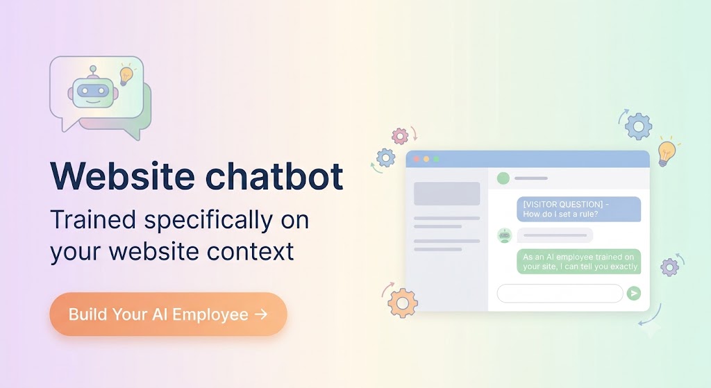 Website chatbot
